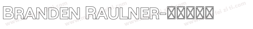 Branden Raulner字体转换